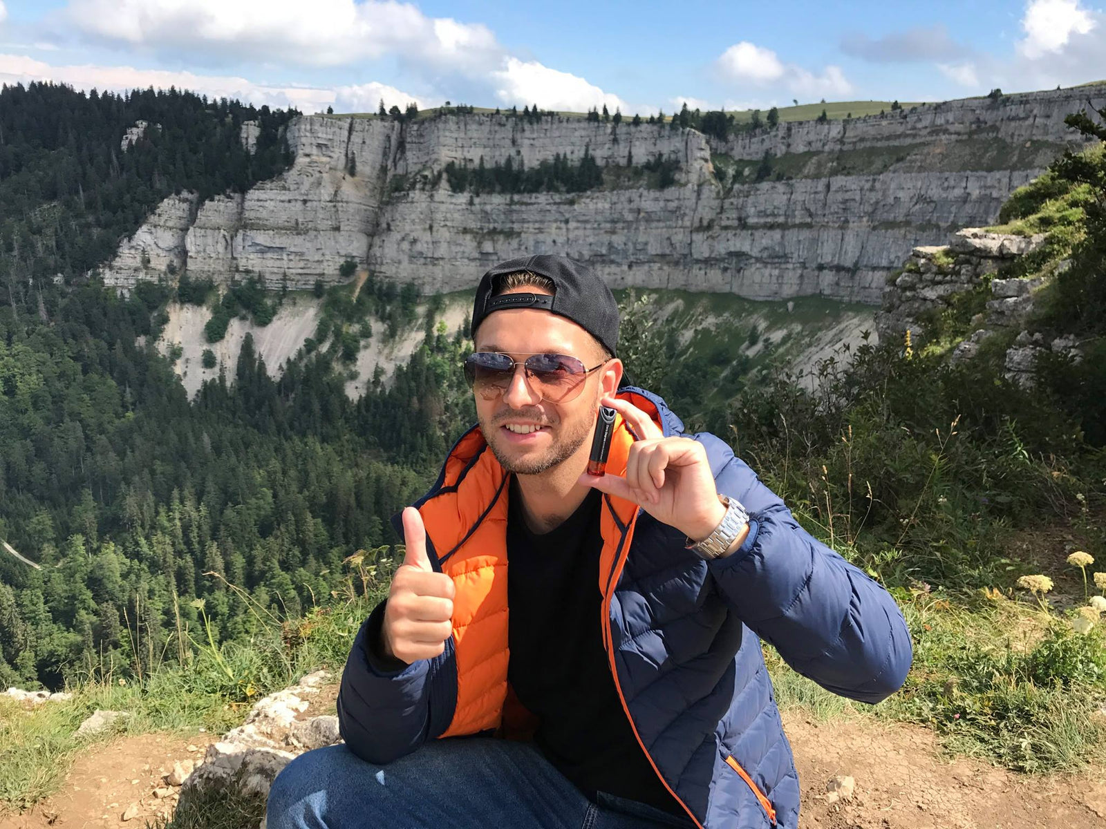 my zero degree hiking experience Switzerland