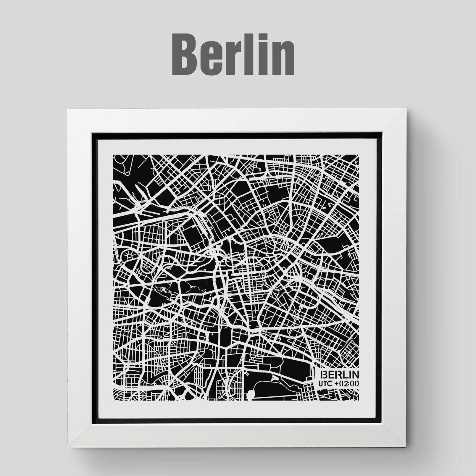 NITELANDING Bangkok / Berlin Map - Lighting Decoration Art - ZERO DEGREE