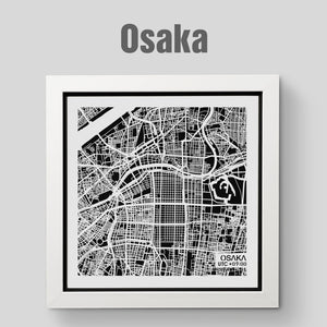 NITELANDING Orlando / Osaka Map - Lighting Decoration Art - ZERO DEGREE