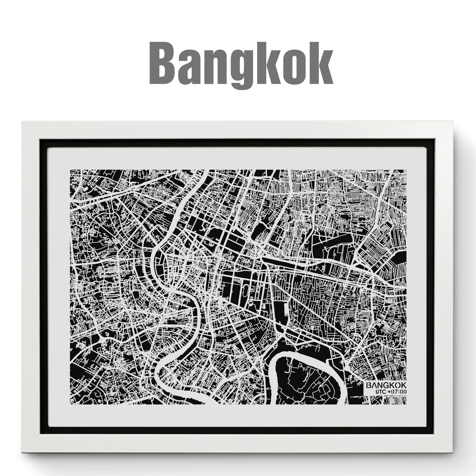 NITELANDING Bangkok Map - Lighting Decoration Art - ZERO DEGREE