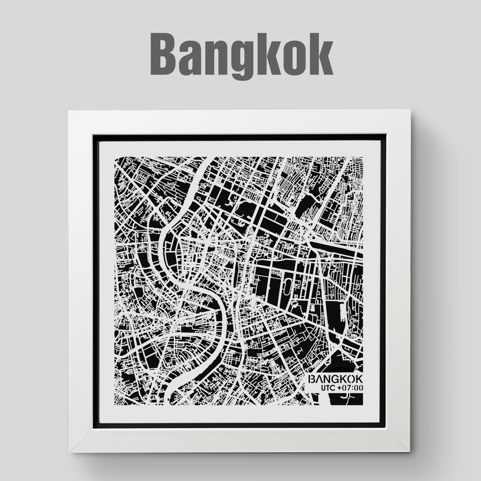 NITELANDING Bangkok Map - Lighting Decoration Art - ZERO DEGREE