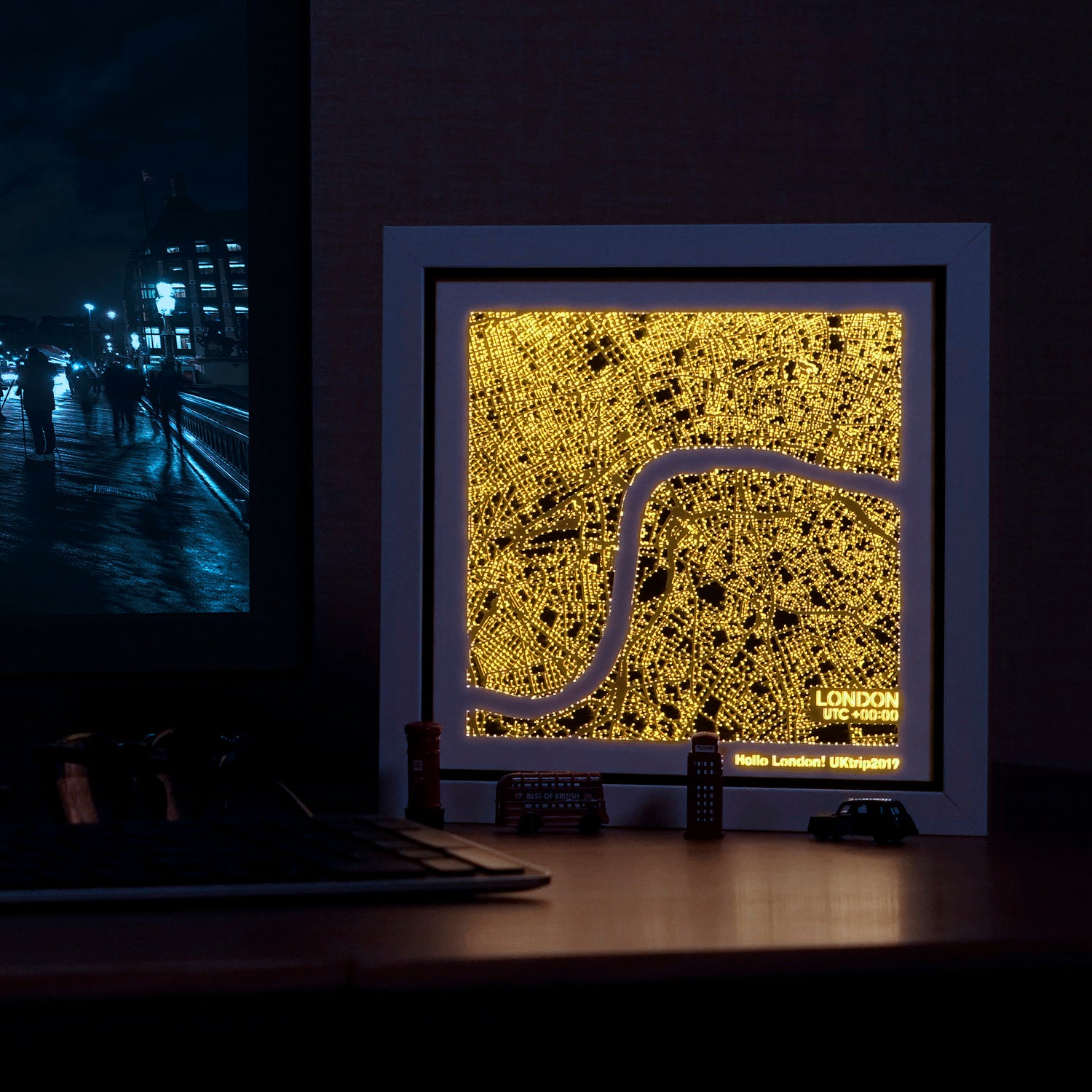 NITELANDING London Map - Lighting Decoration Art - ZERO DEGREE