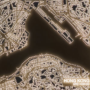 NITELANDING Hong Kong Map - Lighting Decoration Art - ZERO DEGREE