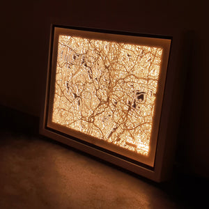 NITELANDING Kuala Lumpur Map - Lighting Decoration Art - ZERO DEGREE