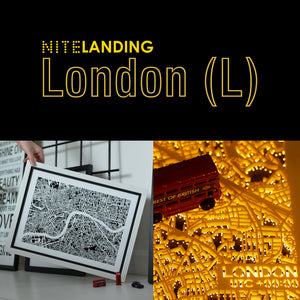 NITELANDING London Map - Lighting Decoration Art - ZERO DEGREE