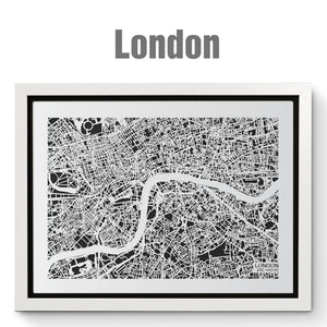 NITELANDING London Map - Lighting Decoration Art - ZERO DEGREE