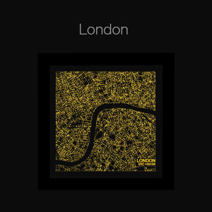 NITELANDING London Map - Lighting Decoration Art - ZERO DEGREE