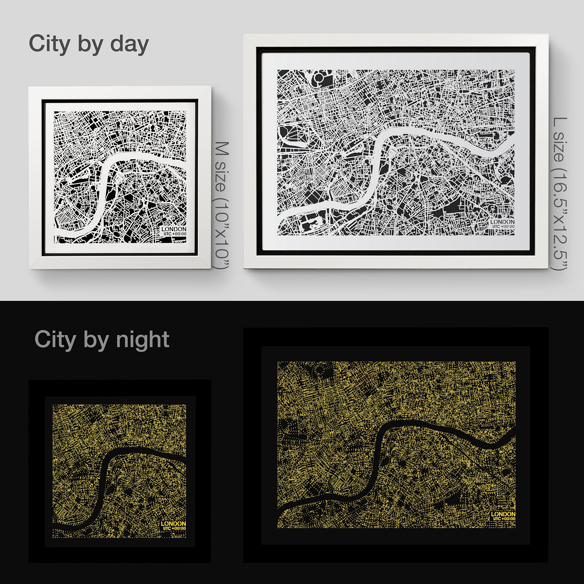 NITELANDING London Map - Lighting Decoration Art - ZERO DEGREE