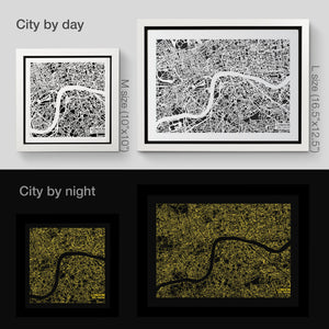 NITELANDING London Map - Lighting Decoration Art - ZERO DEGREE
