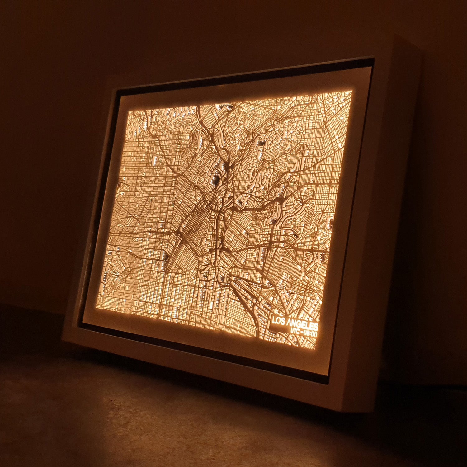 NITELANDING Los Angeles Map - Lighting Decoration Art - ZERO DEGREE