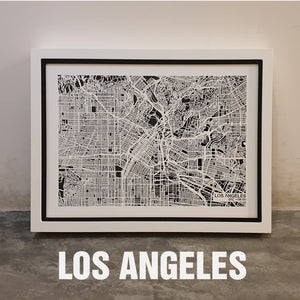 NITELANDING Los Angeles Map - Lighting Decoration Art - ZERO DEGREE