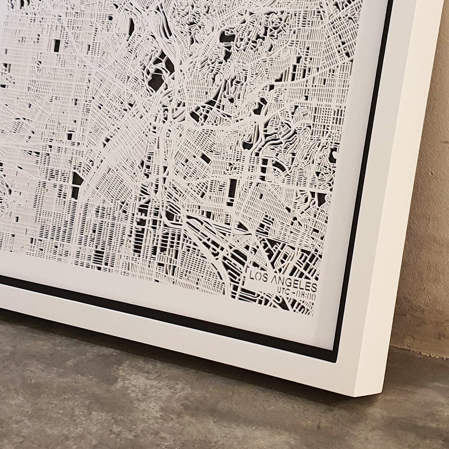 NITELANDING Los Angeles Map - Lighting Decoration Art - ZERO DEGREE