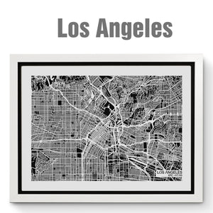 NITELANDING Los Angeles Map - Lighting Decoration Art - ZERO DEGREE