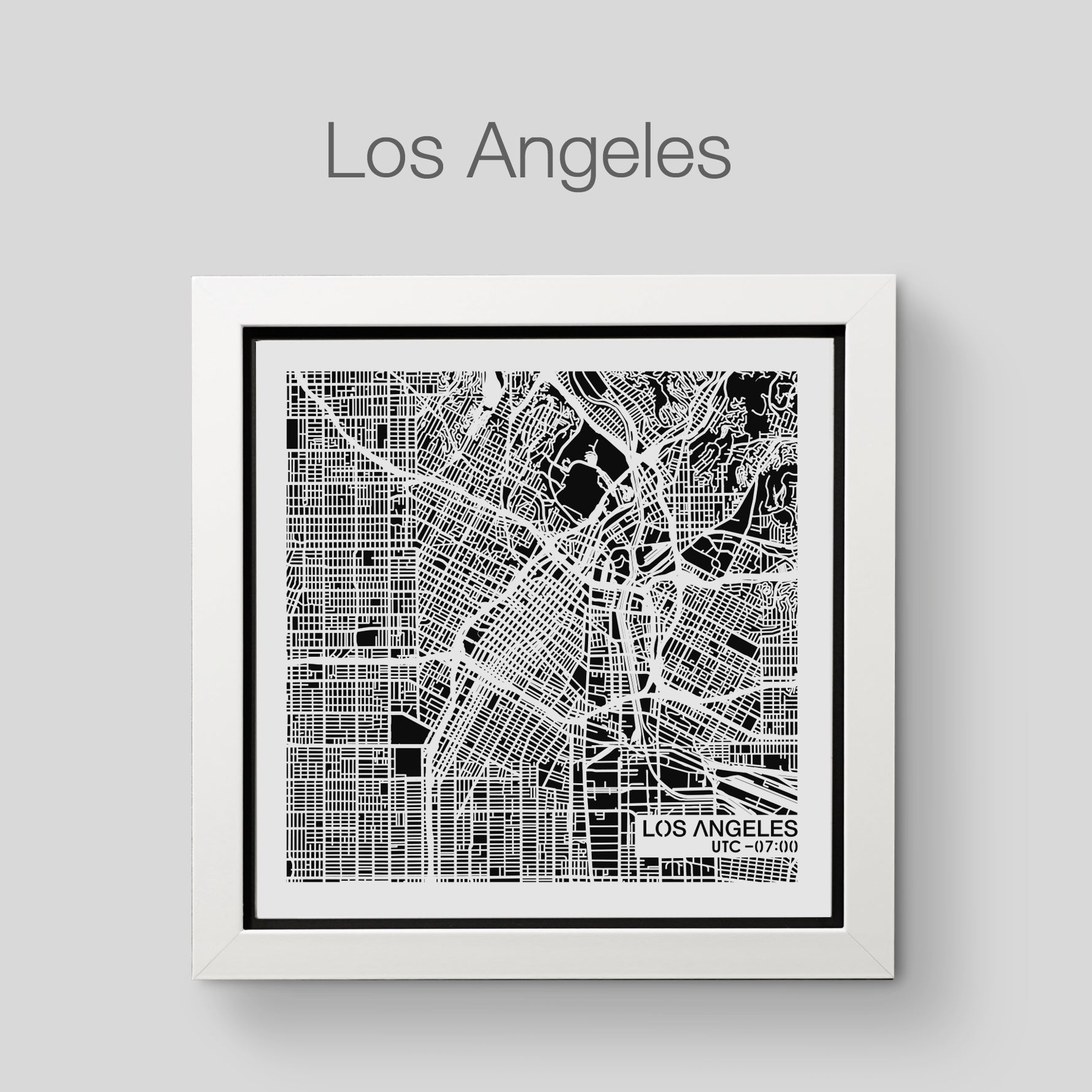 NITELANDING Los Angeles Map - Lighting Decoration Art - ZERO DEGREE