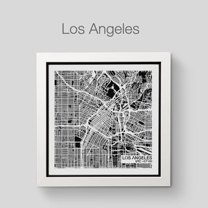 NITELANDING Los Angeles Map - Lighting Decoration Art - ZERO DEGREE