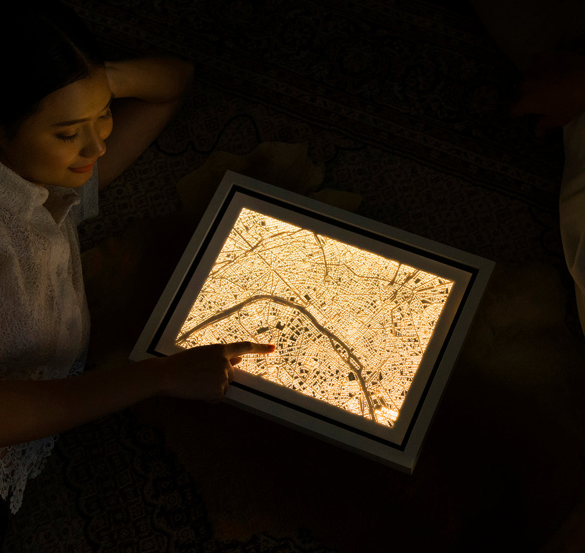NITELANDING Paris Map - Lighting Decoration Art - ZERO DEGREE
