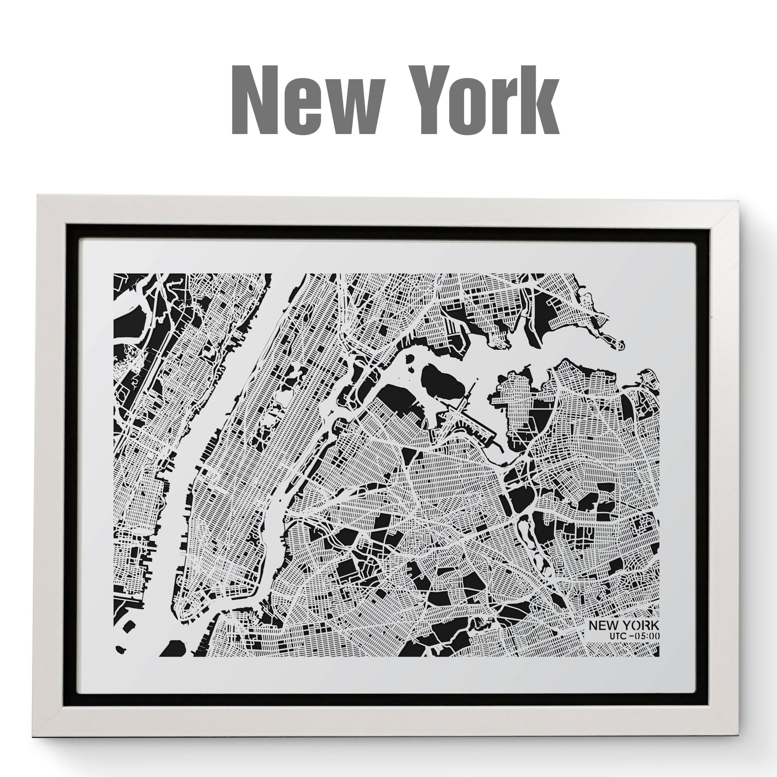 NITELANDING New York Map - Lighting Decoration Art - ZERO DEGREE