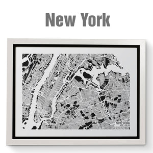 NITELANDING New York Map - Lighting Decoration Art - ZERO DEGREE