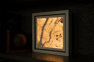 NITELANDING New York Map - Lighting Decoration Art - ZERO DEGREE