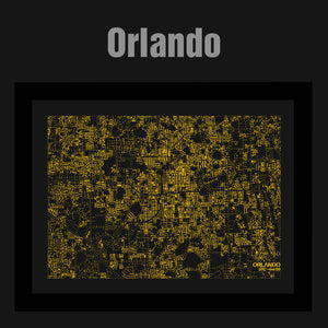 NITELANDING Orlando Map - Lighting Decoration Art - ZERO DEGREE