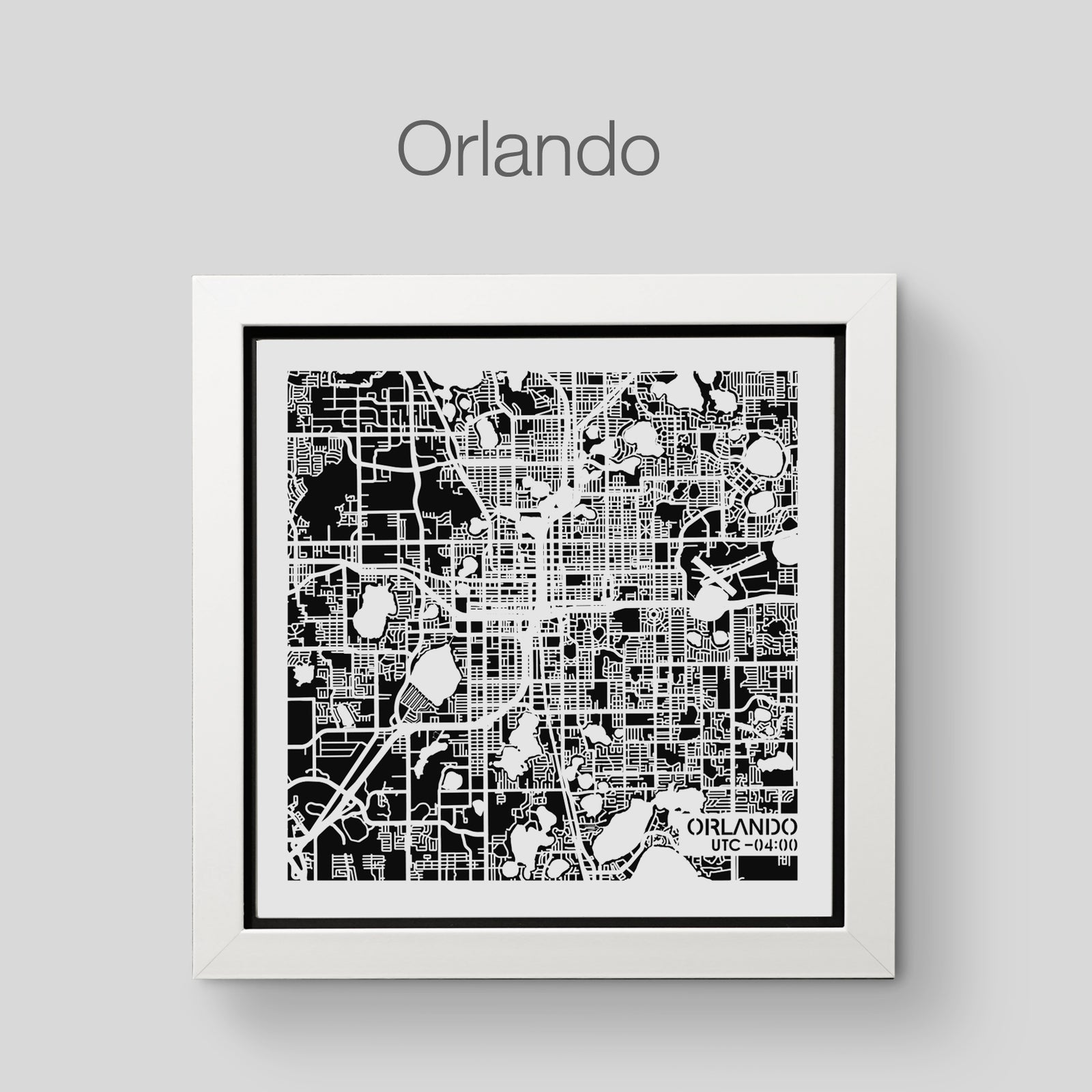 NITELANDING Orlando Map - Lighting Decoration Art - ZERO DEGREE