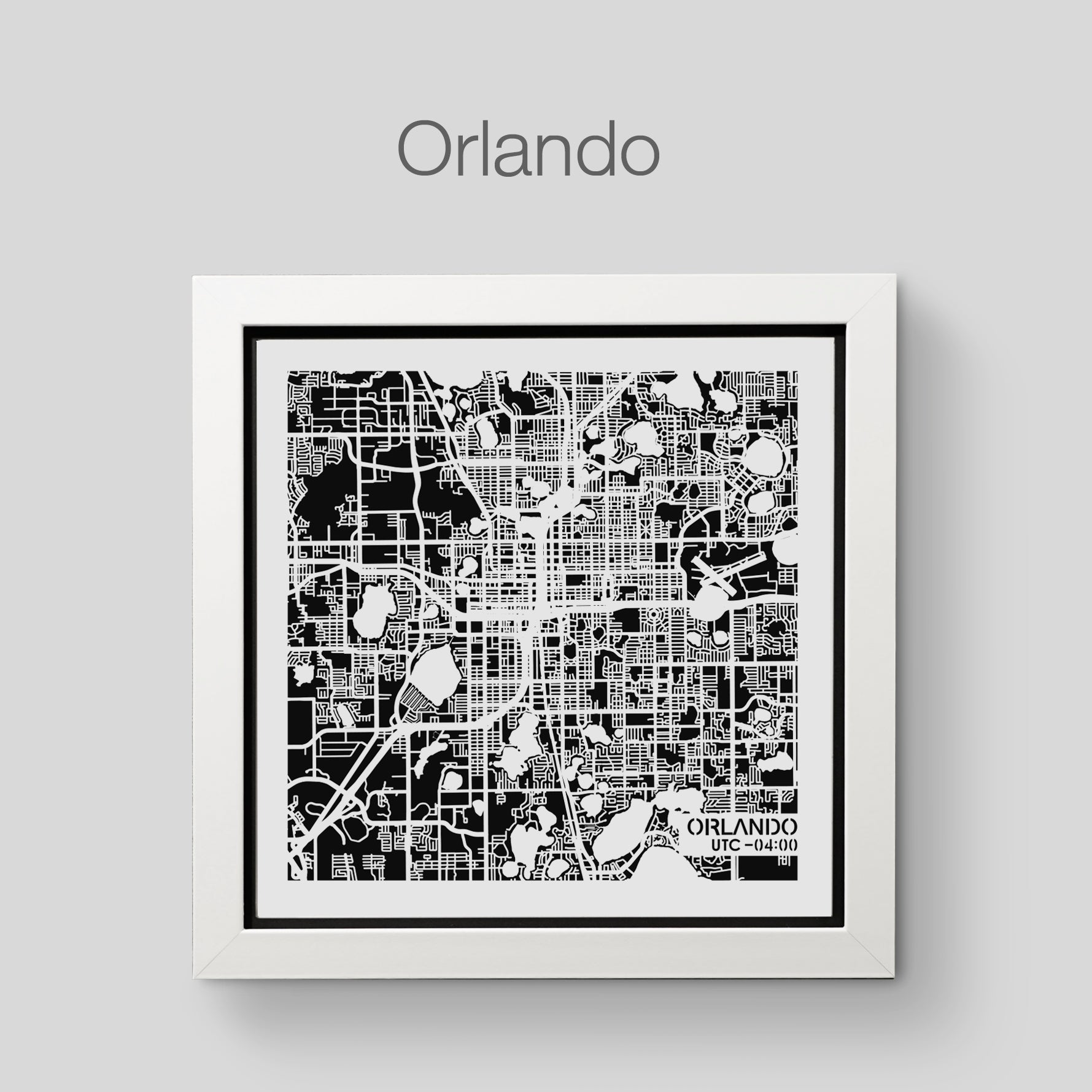 NITELANDING Orlando Map - Lighting Decoration Art - ZERO DEGREE