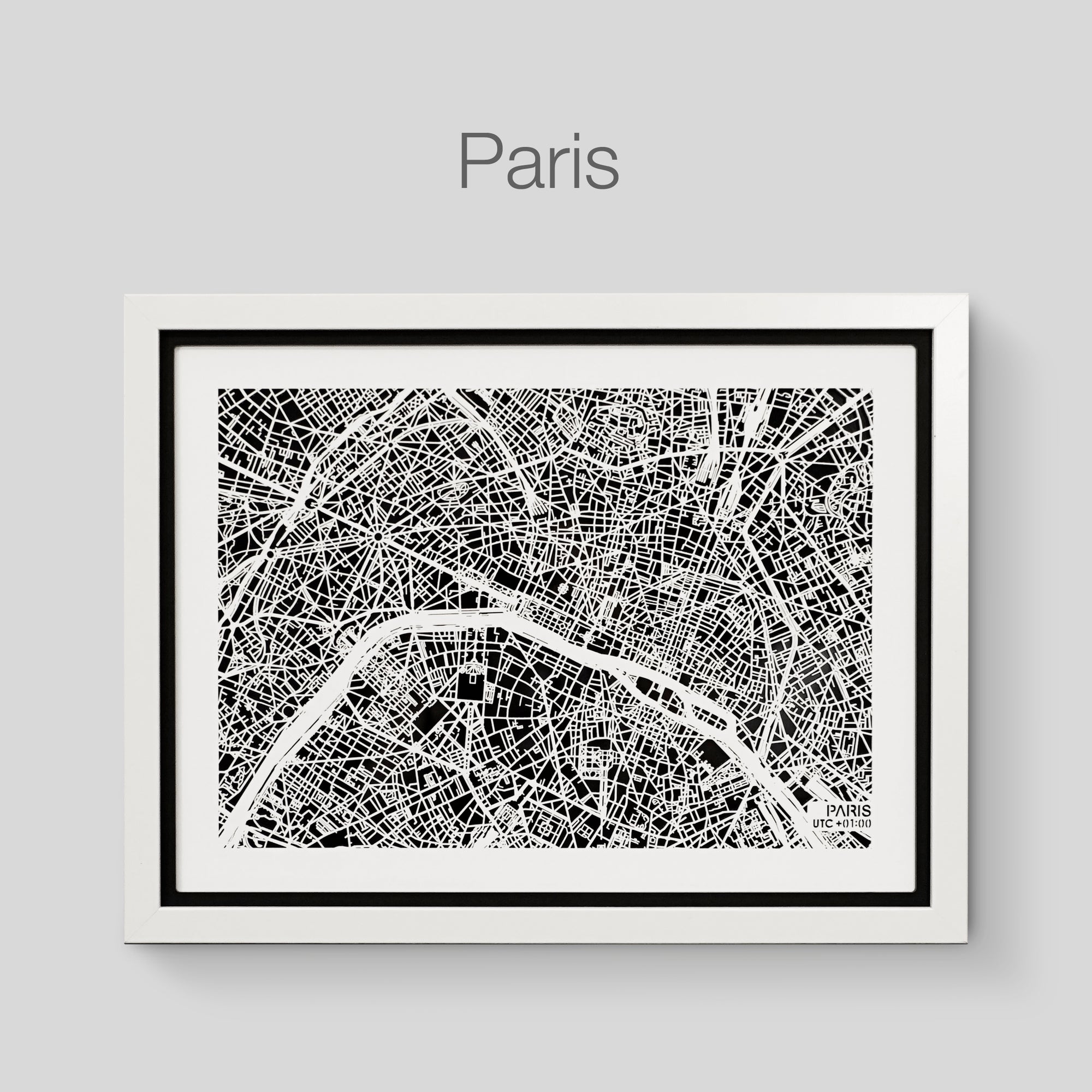 NITELANDING Paris Map - Lighting Decoration Art - ZERO DEGREE