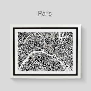 NITELANDING Paris Map - Lighting Decoration Art - ZERO DEGREE