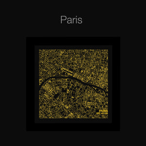 NITELANDING Paris Map - Lighting Decoration Art - ZERO DEGREE