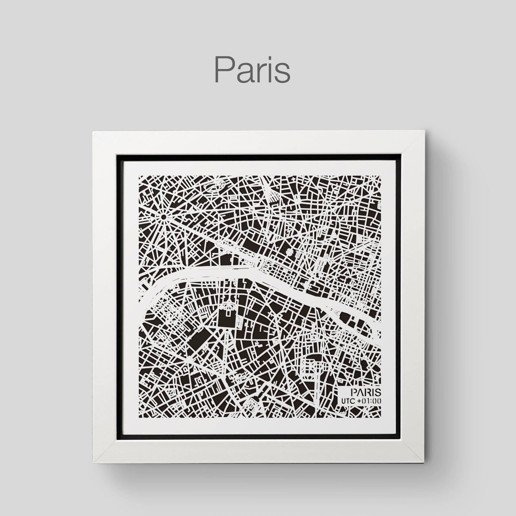 NITELANDING Paris Map - Lighting Decoration Art - ZERO DEGREE