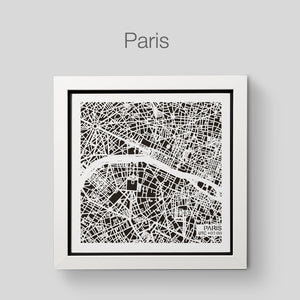 NITELANDING Paris Map - Lighting Decoration Art - ZERO DEGREE