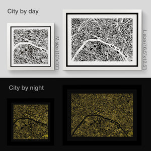 NITELANDING Paris Map - Lighting Decoration Art - ZERO DEGREE