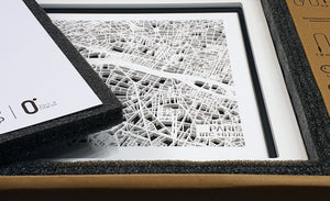NITELANDING Paris Map - Lighting Decoration Art - ZERO DEGREE