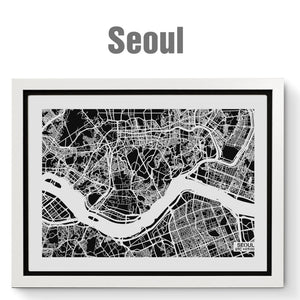 NITELANDING Seoul Map - Lighting Decoration Art - ZERO DEGREE