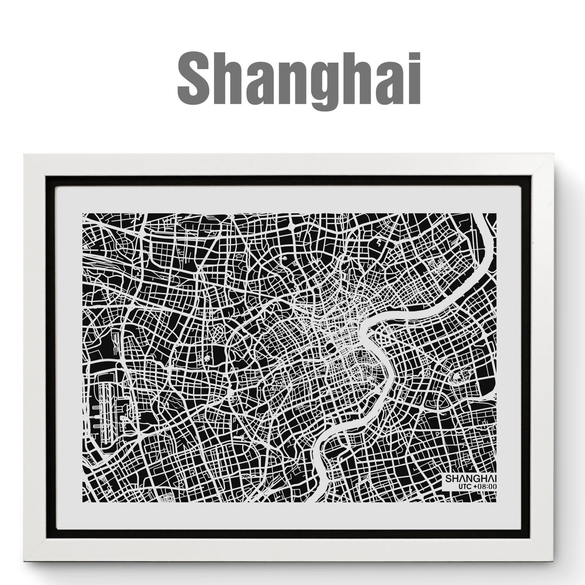 NITELANDING Shanghai Map - Lighting Decoration Art - ZERO DEGREE