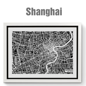 NITELANDING Shanghai Map - Lighting Decoration Art - ZERO DEGREE
