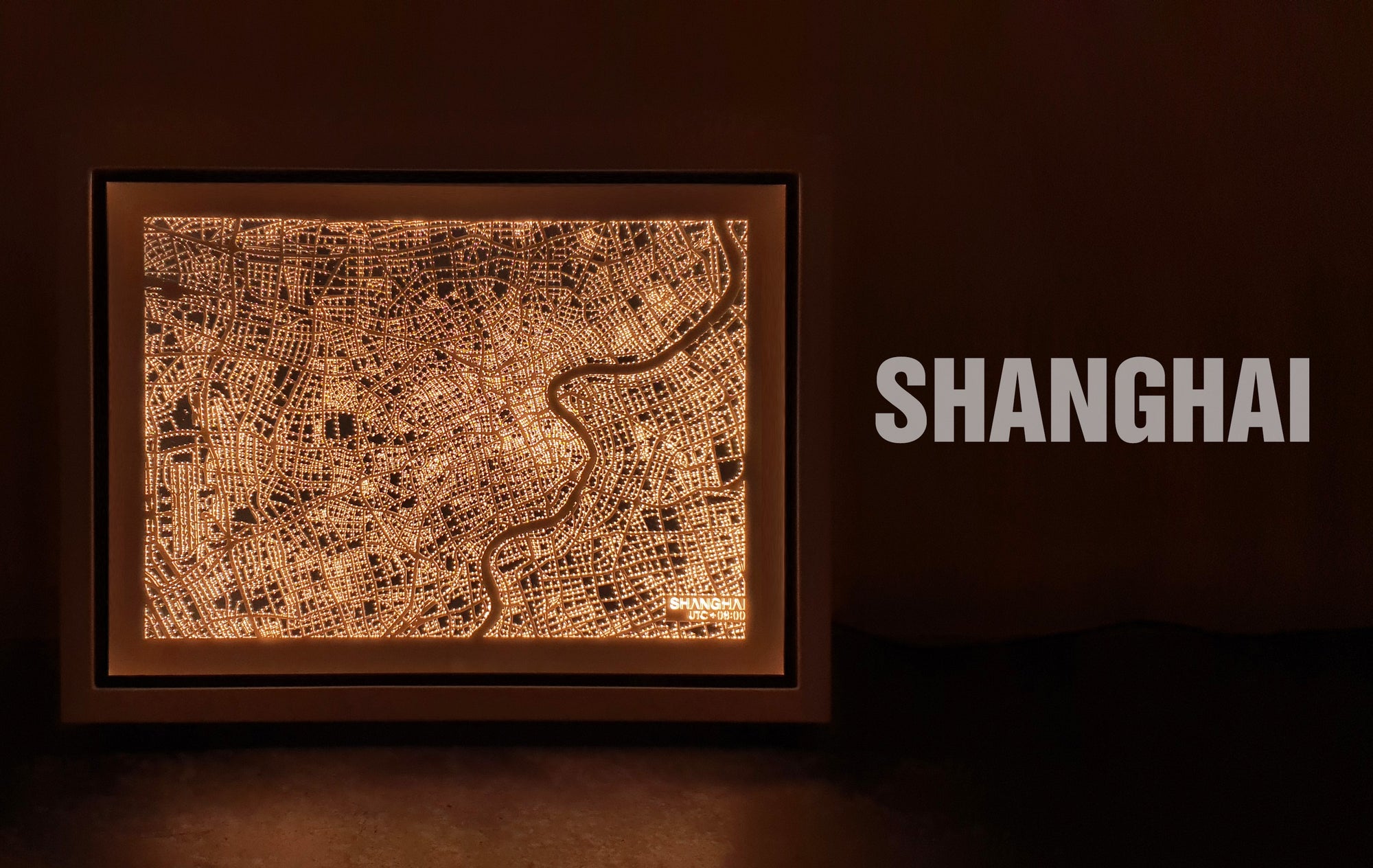 NITELANDING Shanghai Map - Lighting Decoration Art - ZERO DEGREE