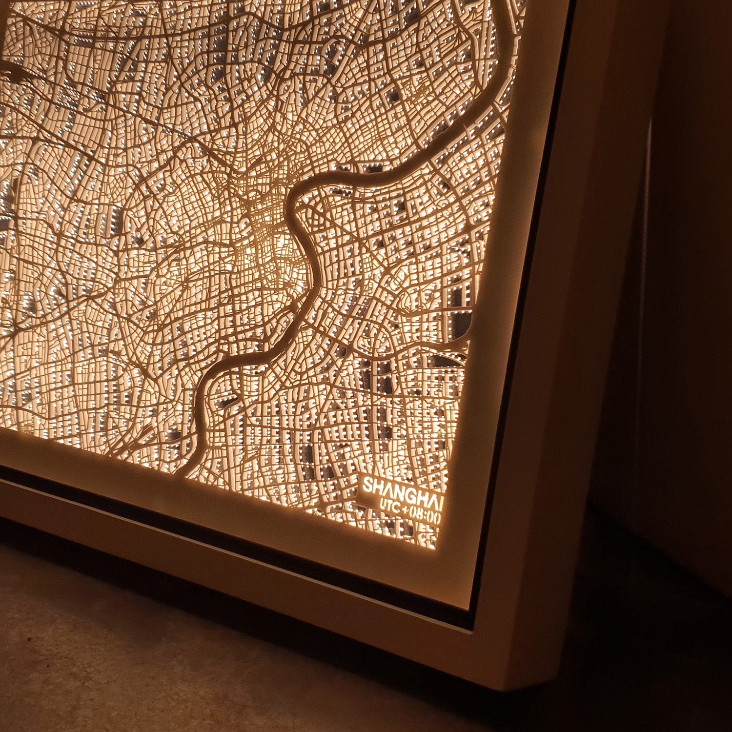 NITELANDING Shanghai Map - Lighting Decoration Art - ZERO DEGREE
