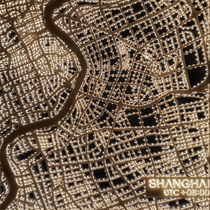 NITELANDING Shanghai Map - Lighting Decoration Art - ZERO DEGREE