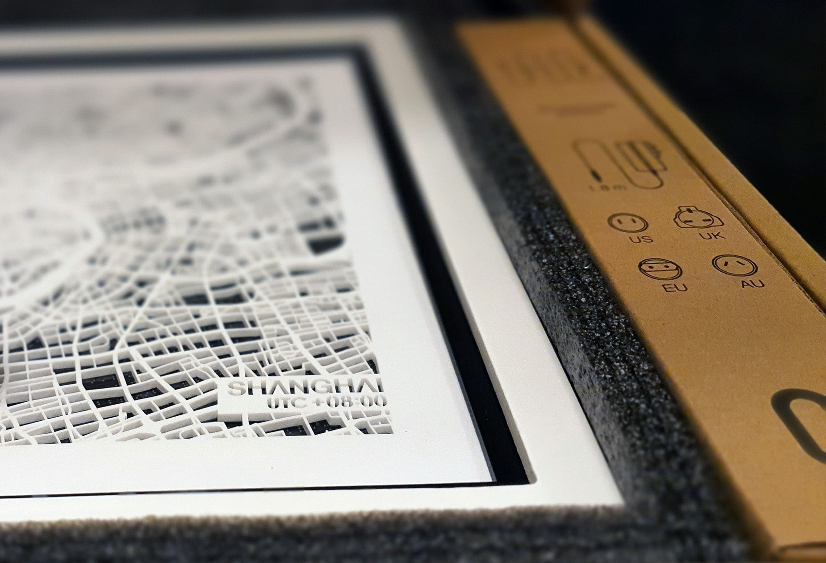 NITELANDING Shanghai Map - Lighting Decoration Art - ZERO DEGREE