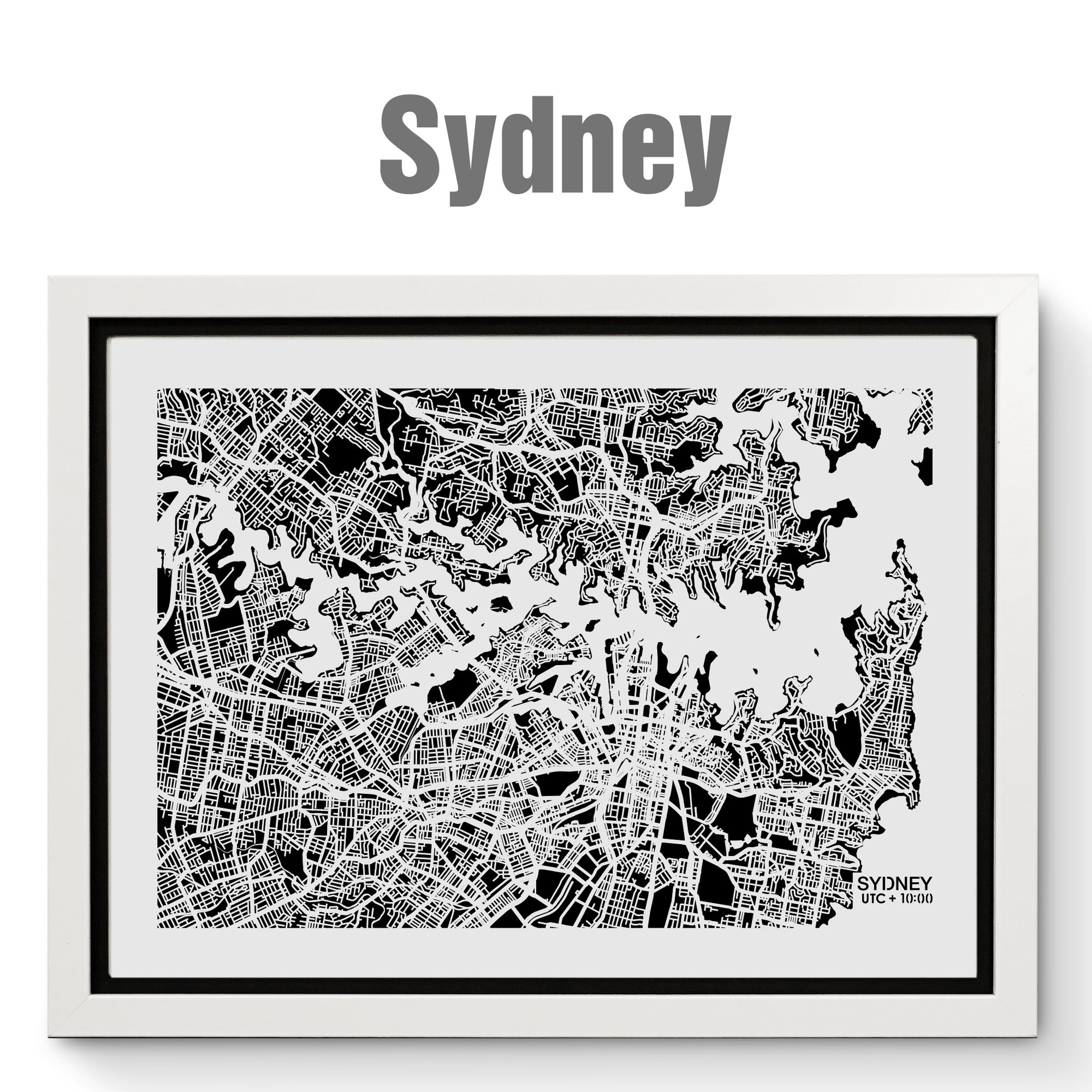 NITELANDING Sydney Map - Lighting Decoration Art - ZERO DEGREE