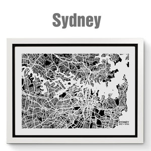 NITELANDING Sydney Map - Lighting Decoration Art - ZERO DEGREE
