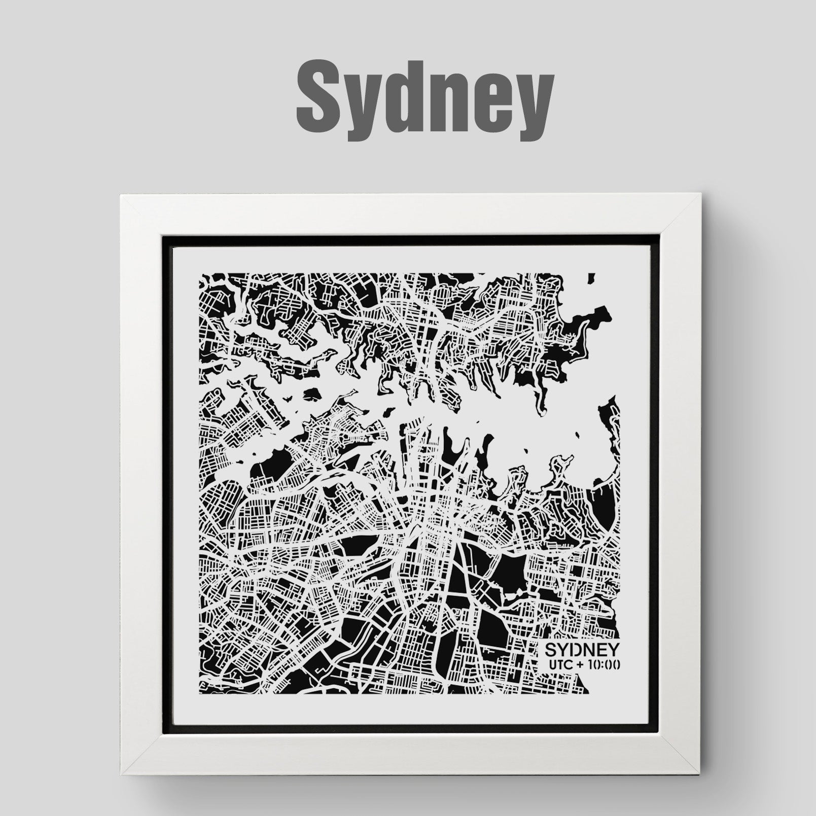 NITELANDING Sydney Map - Lighting Decoration Art - ZERO DEGREE