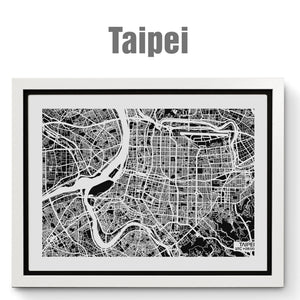 NITELANDING Taipei Map - Lighting Decoration Art - ZERO DEGREE
