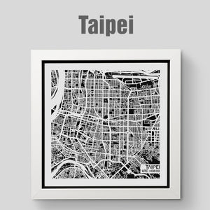 NITELANDING Taipei Map - Lighting Decoration Art - ZERO DEGREE
