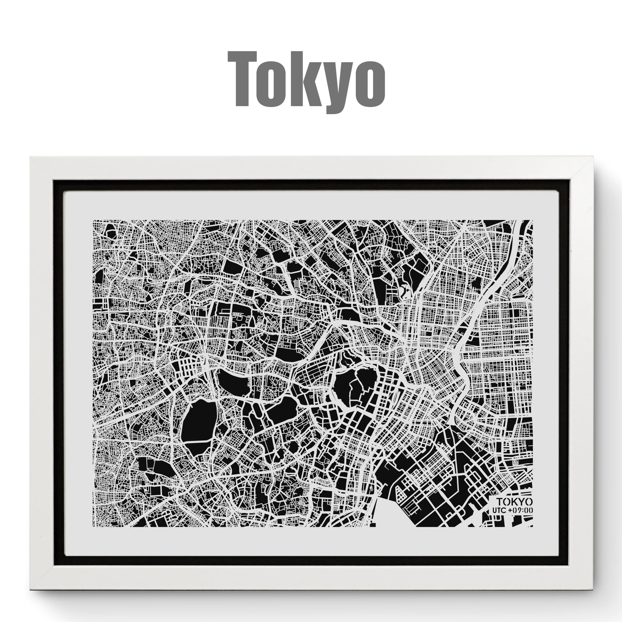 NITELANDING Tokyo Map - Lighting Decoration Art - ZERO DEGREE