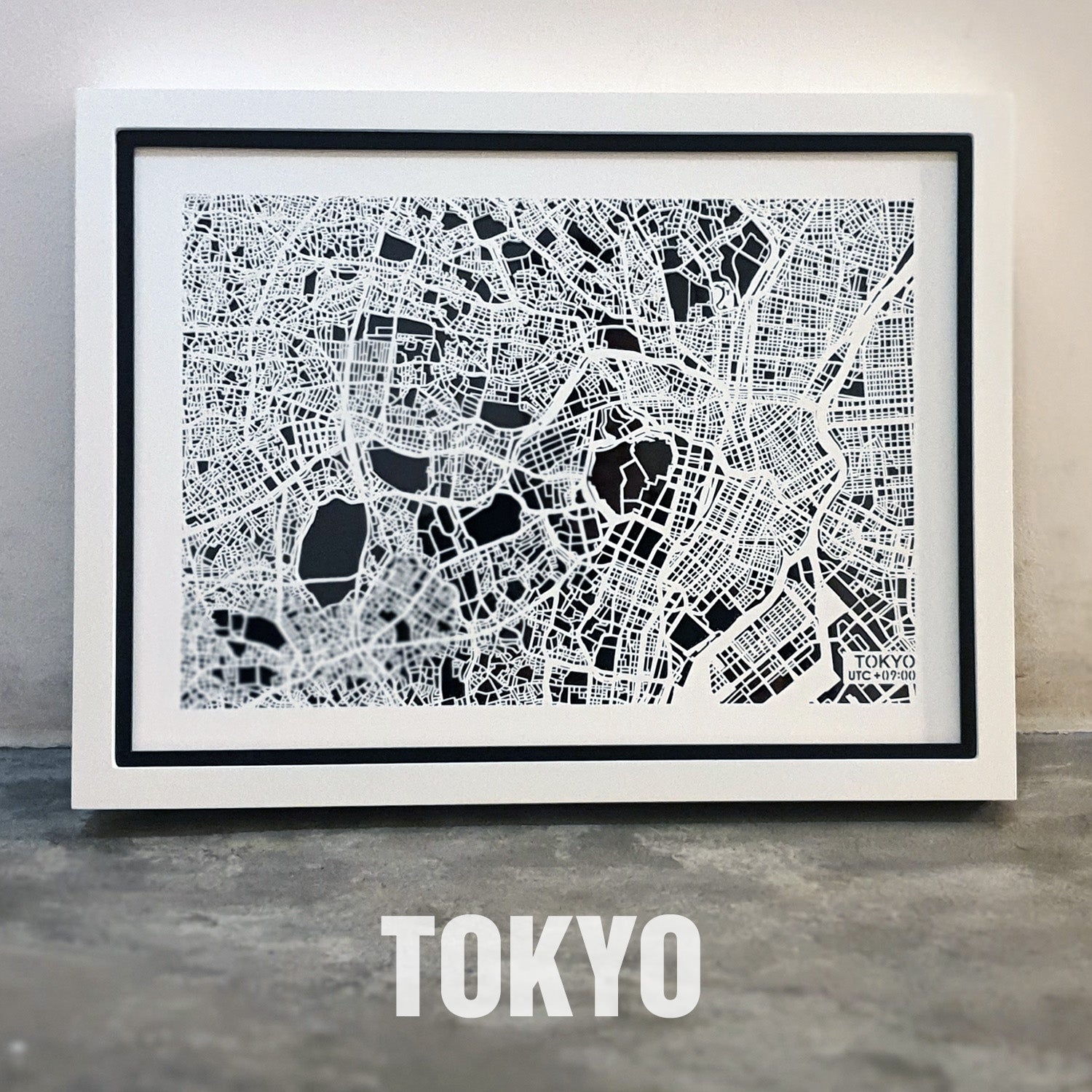 NITELANDING Tokyo Map - Lighting Decoration Art - ZERO DEGREE