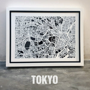 NITELANDING Tokyo Map - Lighting Decoration Art - ZERO DEGREE
