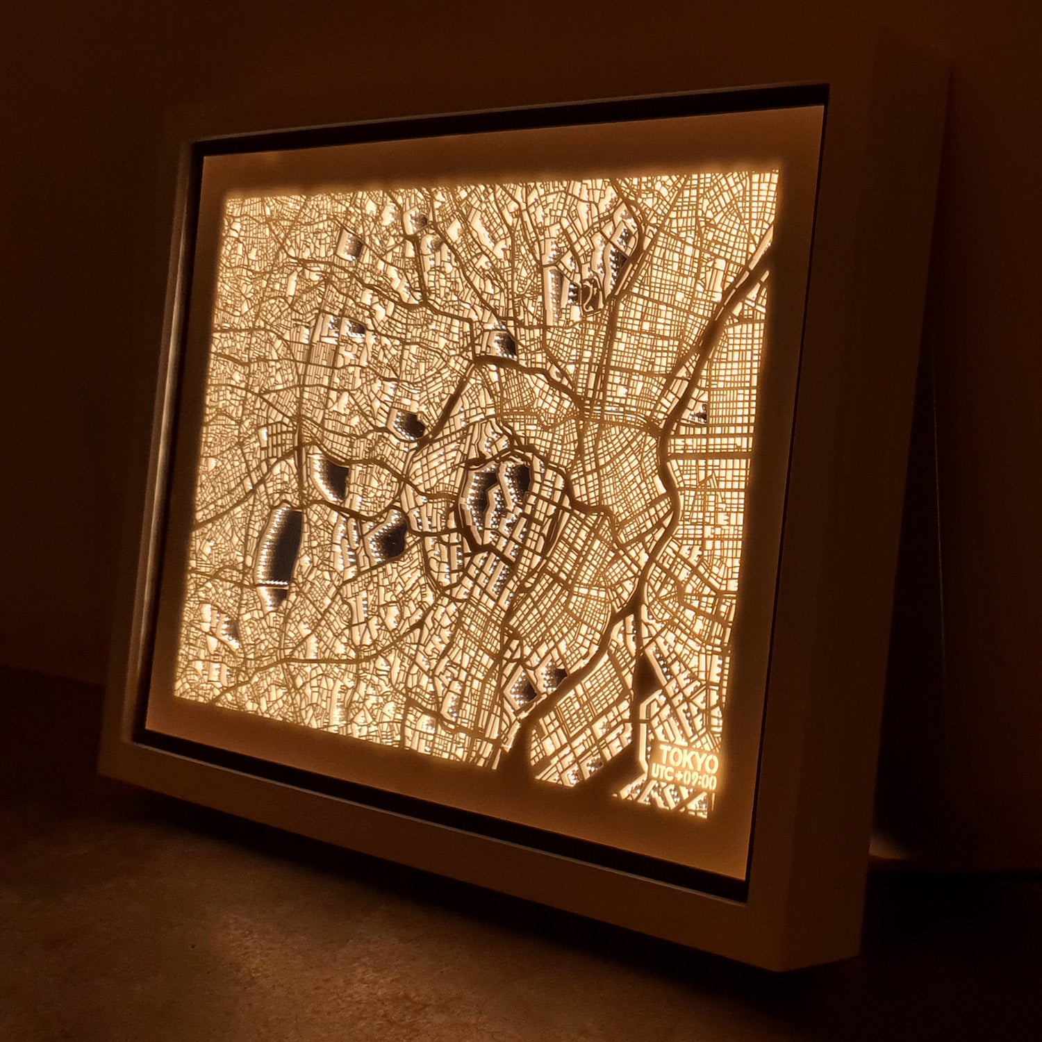 NITELANDING Tokyo Map - Lighting Decoration Art - ZERO DEGREE