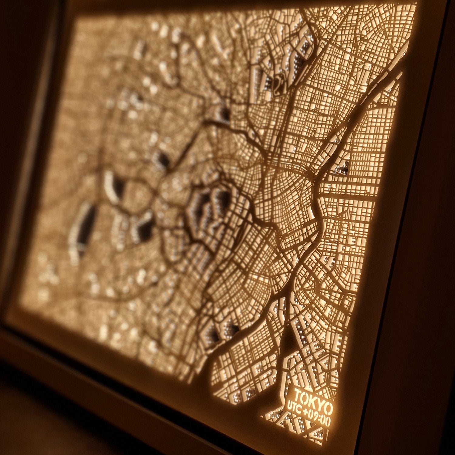 NITELANDING Tokyo Map - Lighting Decoration Art - ZERO DEGREE
